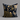 Floral Velvet pillow on a medium grey studio background